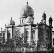 Sinagoga en Heilbronn en 1900