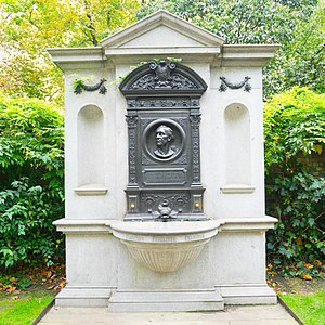 Henry Fawcett, Victoria Embankment, Londra (kırpılmış) .jpg