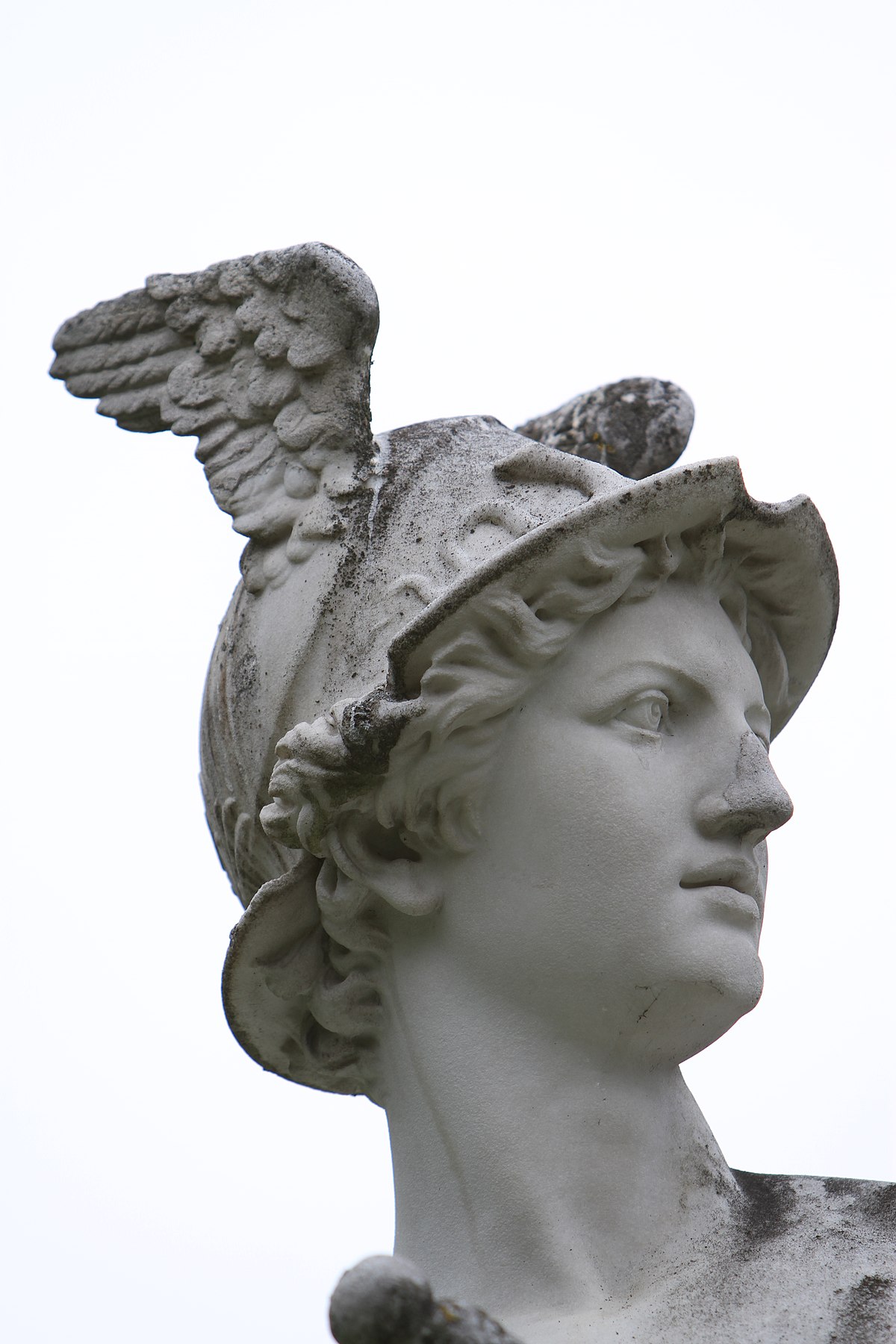 hermes statue head