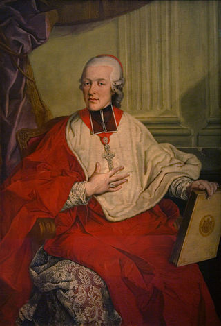 <span class="mw-page-title-main">Hieronymus von Colloredo</span> German Catholic archbishop (1732–1812)