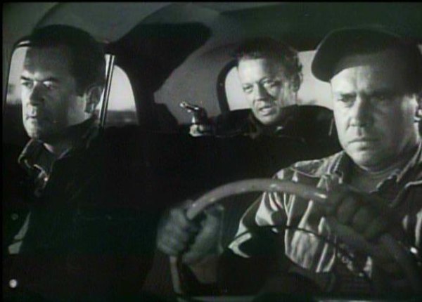 Frank Lovejoy, William Talman and Edmond O'Brien