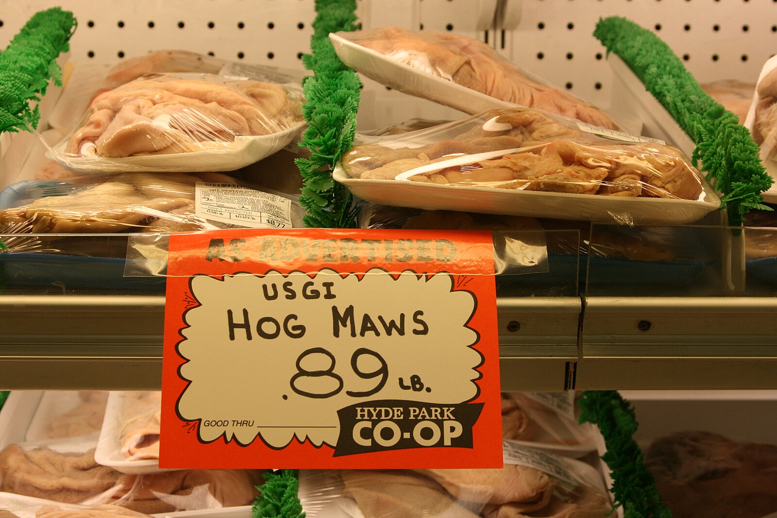 Chitlins and hog maws