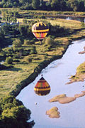 Hot air balloon water reflection Quebec.jpeg