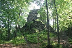 Hamrštejn, zřícenina hradu