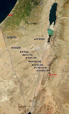Via dell'incenso - Città del Deserto Negev