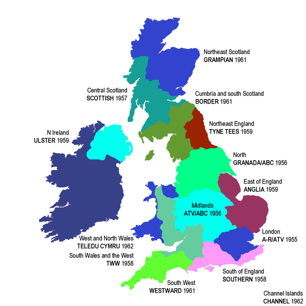 File:Independent Television ITV regional map 1962-1964.png