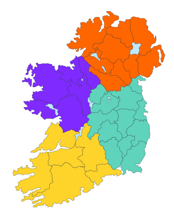 Províncias da Irlanda