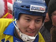 Rauan Isaliyev, captain of the Kazakhstan national bandy team Issaliev Rauan.JPG