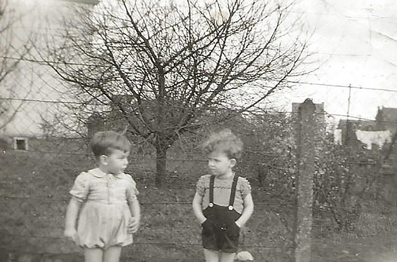 File:Jacques Weisser and Bill Frankenstein in hiding in Belgium, 1944.jpg