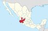 Jalisco in Mexico (location map scheme).svg