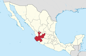 Kart over Jalisco