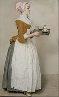 The Chocolate Girl. Jean-Étienne Liotard, circa 1744