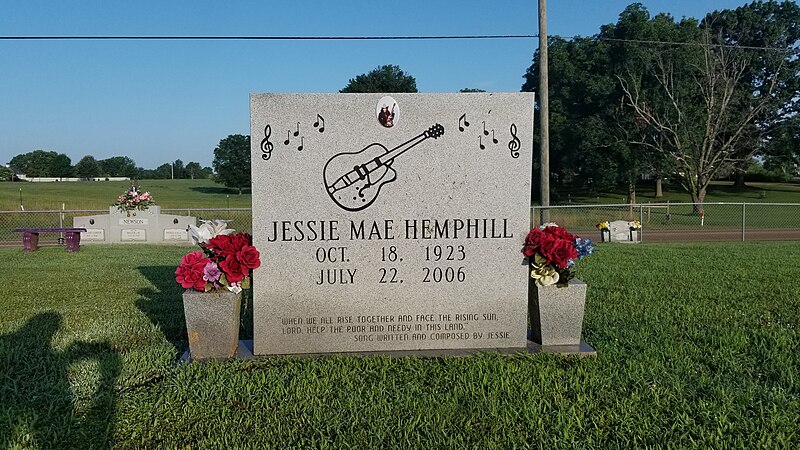 File:Jessie Mae Hemphill Tombstone.jpg