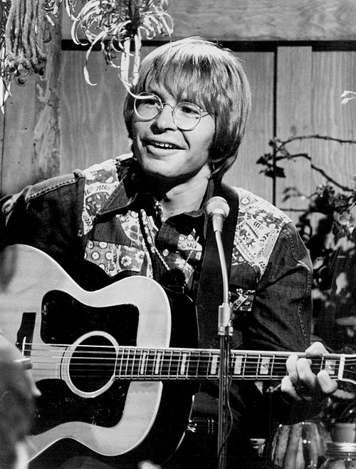 One of the three main artists whose songs were featured, John Denver.