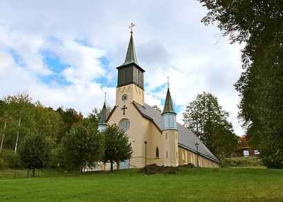 Vägbeskrivningar till Jonsereds kyrka med kollektivtrafik