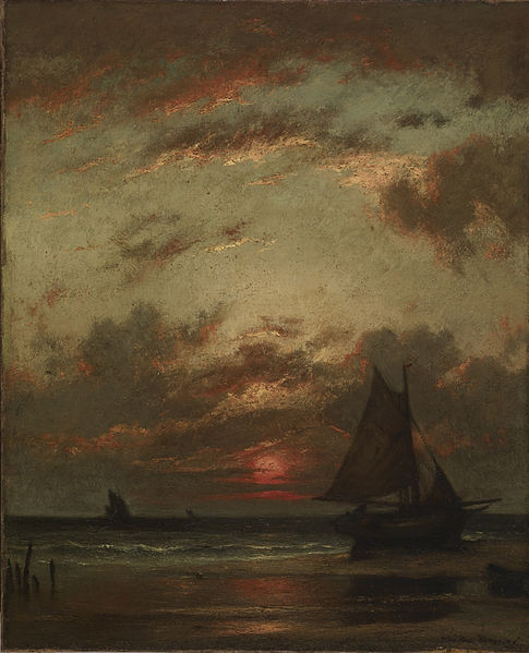 File:Jules Dupré - Sunset on the Coast - Walters 37120.jpg