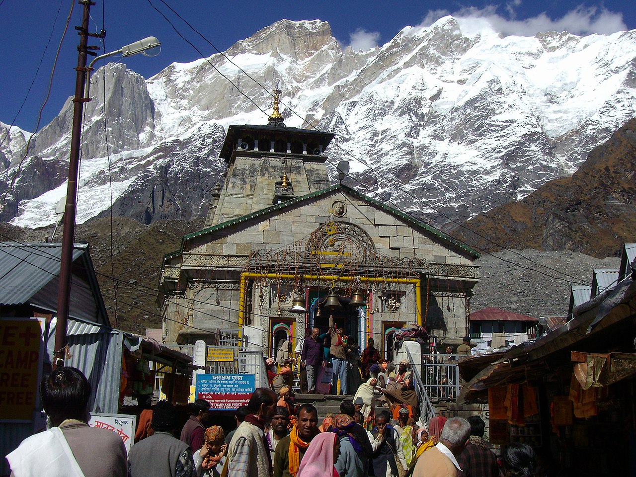 Inde - Kedarnath --Pèlerinage du Chota Char Dham  1280px-Kedarnathji-mandir