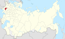 Vị trí tỉnh Kiev (đỏ) trong Đế quốc Nga