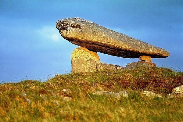 Neolithic portal tomb at Kilclooney More