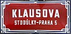 Čeština: Klausova ulice ve Stodůlkách v Praze 13 English: Klausova street, Prague.