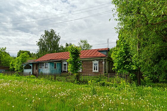 Old house in the village Konstantinovo, Russia, Ryazan Oblast