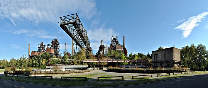 Landschaftspark Duisburg-Nord panorama