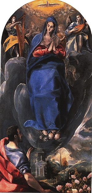 La Inmaculada Concepción s vidikovca San Juan Evangelista (Museo de Santa Cruz de Toledo) .jpg