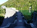 Particolare della diga del lago di Vagli, Vagli Sotto, Toscana, Italia