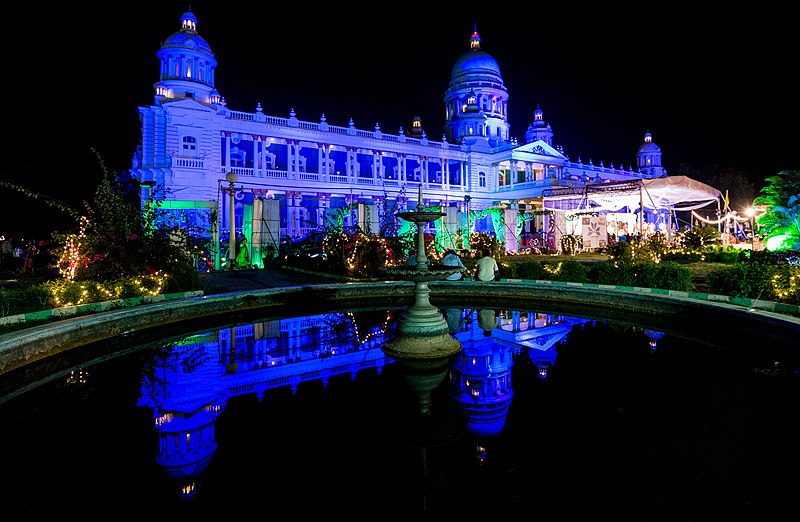 File:Lalitha Mahal Palace , Mysore - In the evening post rain.jpg