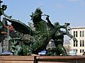 Mendebrunnen am Augustusplatz, Detail