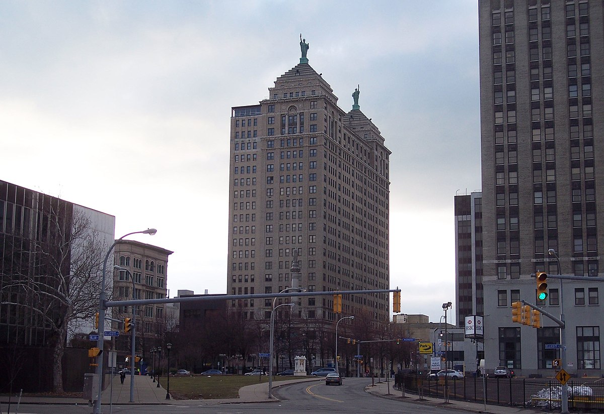 Liberty building. Либерти Билдинг. Буффало здание свободы. Гаранти-Билдинг в Буффало. Здание суда в Буффало.