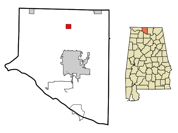 File:Limestone County Alabama Incorporated and Unincorporated areas Elkmont Highlighted.svg