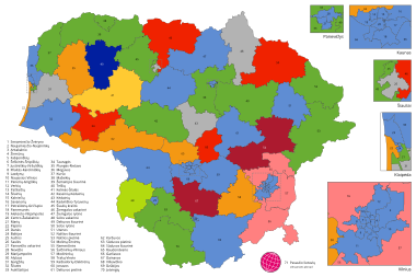 Lithuanian Seimas 2020 election first round – SMC results.svg