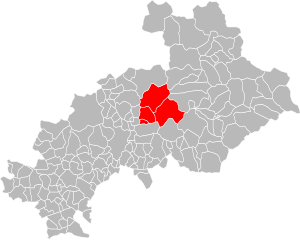 Location of the CC du Haut-Champsaur in the Hautes-Alpes department