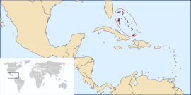 Розташування Багамських Островів
