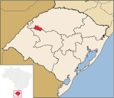 Locator map of Bossoroca in Rio Grande do Sul.svg
