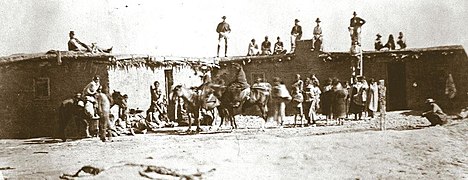 Navajo captives at Fort Sumner, c. 1860s
