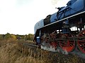 Čeština: Historický vlak tažený lokomotivou Albatros vjíždí do stanice Lužná u Rakovníka nápověda English: Historic train with Albatros engine arriving to Lužná u Rakovníka station. Central Bohemian Region, CZ help