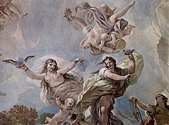 Apologia dei Medici by Luca Giordano (detail)