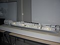 Миниатюра для Файл:Métro Rennes ligne B - Base de vie de la Courrouze - vue globale de la maquette du tunnelier Élaine.jpg