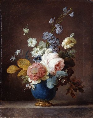 Цветы дома в вазе