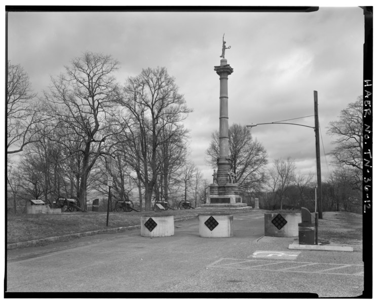 File:MISSIONARY RIDGE, 1 ILLINOIS INFANTRY. VIEW NE. - Chattanooga National Military Park Tour Roads, Chattanooga, Hamilton County, TN HAER TENN,33-CHAT.V,1-12.tif