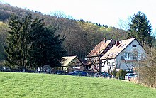 Beidennauer Mühle in der Gemarkung Altenhain