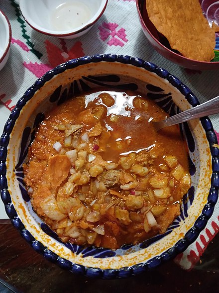 Pozole at Quesadilla de la Abuela in Monterrey