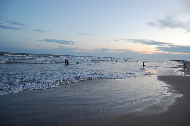 Image: Machilipatnam beach at dusk 11 09