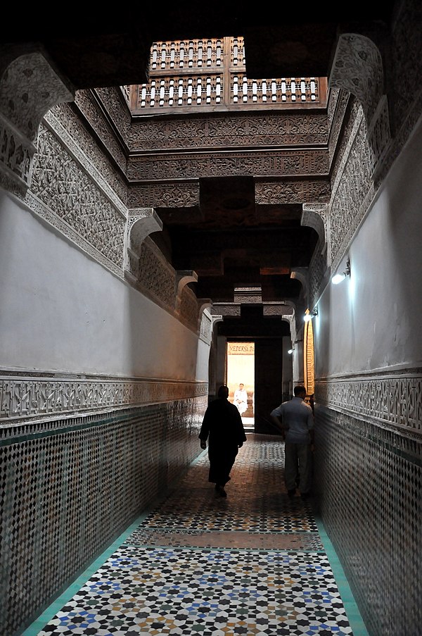 Entrance corridor of the madrasa