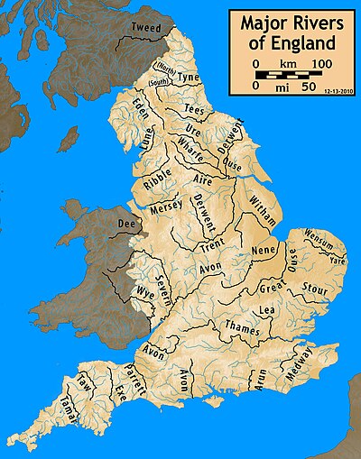 List of rivers of England