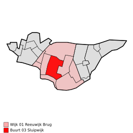 Kaart van Sluipwijk