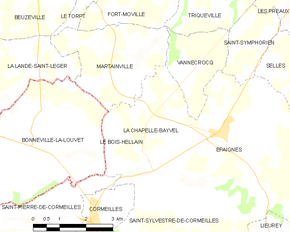 Poziția localității La Chapelle-Bayvel