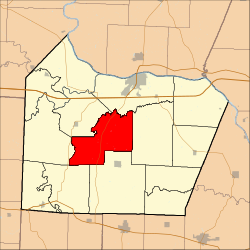 Location in Cooper County